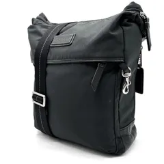 ✨良品✨ COACH コーチ ショルダーバッグ トートバッグ ワンショルダーバッグ キャンバス レザー 革 ブラック 黒色 ユニセックス 男女兼用 メンズ レディース