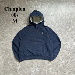 00s【Champion】チャンピオン（M）メキシコ製＊スウェットパーカー＊胸ロゴ＊シンプル