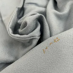 色無地 縮緬 紋無し 色味の良い 正絹 着物 MK-1168