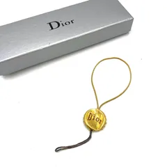 Dior ディオール　蓋瓶　モチーフ　ストラップ　キーホルダー　ゴールド　チャーム