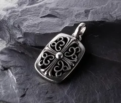 新品 シルバー925 フレアクロス ペンダントトップ 十字架 ネックレストップ メンズ レディース ユニセックス シンプル おしゃれ 高級感 重厚感 アクセサリー 24