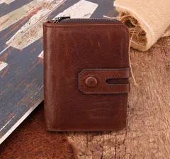 財布 小さい財布 二つ折り財布 メンズ 本革 スキミング防止 レザー コンパクト 薄い 小銭入れ