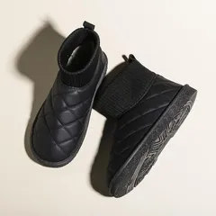 スノーブーツ レディース 裏起毛 防寒 保温 ウィンター ショートブーツ アウトドア靴 短靴 ムートンブーツ ボアシューズ スノーシューズ 防寒靴