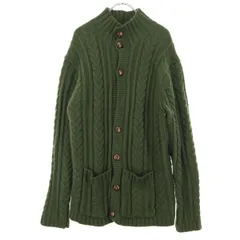 GAP ギャップ 長袖 カーディガン L グリーン メンズ 古着