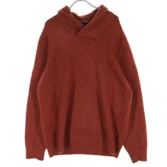 美品 Banana Republic バナナリパブリック 長袖 セーター XL レッド メンズ 古着