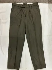 80’s  旧東ドイツ軍  NVA  デッドストック  ウールトラウザー  実物　刻印　【タグ付き】
