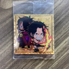 【ワンピース】大海賊シールウエハースLOG.12 ポートガス・D・エース/ゴール・D・ロジャー&ネフェルタリ・ビビ/ネフェルタリ・コブラ　パラレル