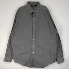 古着 80's～90's/80年代～90年代 ヴィンテージ ブルックスブラザーズ Brooks Brothers 長袖シャツ Makers USA製 RELAXED FIT 胸ポケ S  ブラック系 チェック メンズ