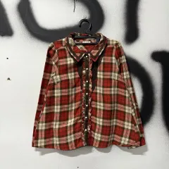 アクシーズファム ラブリー フリル チェック パータン シャツ ブラウス