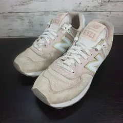 NEW BALANCE WL574 SNEAKER ニューバランス ダブリューエル 574 スニーカー 24.5cm ピンク ベージュ WL574LBL L04639