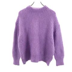 美品 ZARA ザラ 長袖 セーター S パープル ニット レディース 古着