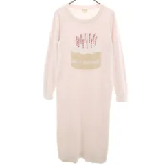 gelato pique ジェラートピケ 長袖 ワンピース F ピンク レディース 古着