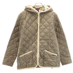 LAVENHAM ラベンハム イングランド製 キルティングジャケット 40 アッシュブラウン 中綿 レディース 古着