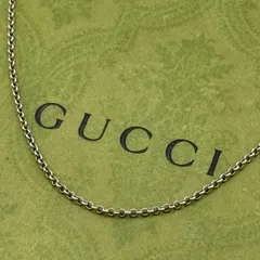GUCCI インターロッキング 50cm チェーンのみ ネックレス 1111a14