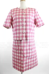 TARA JARMON｜ギンガムチェックノーカラージャケット＆ワンピース