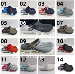 新品未使用 Crocs 204592 LiteRide Clog クロックス サンダル バンド 柔らかい スポーツサンダル メンズ レディース 男女兼用 アウトドア 室内 軽量 14色選択可能