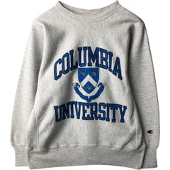 古着 90年代 チャンピオン Champion REVERSE WEAVE リバースウィーブ 刺繍タグ COLUMBIA コロンビア大学 3連プリント/eaa591437