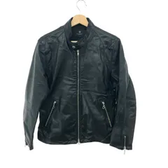 BEAUTY&YOUTH UNITEDARROWS ビューティ&ユースユナイテッドアローズ シングルライダース L ダブルジップ/羊革    ブラック メンズ / 240001171936