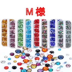 【M 様】　ミルキーストーン　高分子ストーン　デコストーン　デコうちわ　ラインストーン