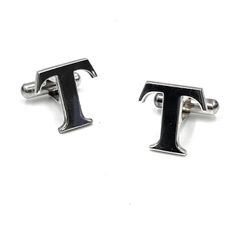 ティファニーカフス　シルバー925 T&CO1837 良品 ティファニー T&CO1837 カフス シルバー ブラック スクエア