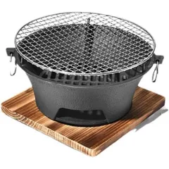 BBQグリルセット 焚き火台 ポータブルヒーター 室内屋外BBQグリル おうちキャンプBBQグリル 卓上 無煙 軽量 小型BBQ 炭火グリル コンロ BBQ