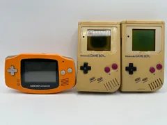 【N17-g】ゲームボーイ 2点 ゲームボーイアドバンス 本体 まとめ ジャンク品 オレンジ
