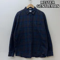 ミスタージェントルマン MODERN チェック柄 レギュラーカラー 長袖 シャツ 起毛 メンズ L ISItems【USED】【古着】【中古】50146759