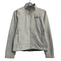 The north face フリースジャケット レディース XS ホワイト ザノースフェイス フルジップ 防寒 アウトドア 古着卸 アメリカ仕入 a612-6613