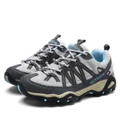 ☆ ライトグレー ☆ 43(26.5cm) ☆ 登山靴 防滑 耐磨耗 トレッキングシューズ ローカット 登山靴 登山シューズ シューズ ハイキングシューズ 靴 アウトドアシューズ メンズ 大きいサイズ アウトドア 登山 キャンプ