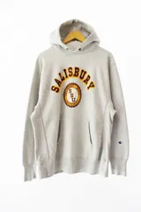 チャンピオン CHAMPION 80s USA製 Reverse Weave Sweat Hoodie SALISBURY ヴィンテージ リバースウィーブ 旧ハトメ トリコタグ カレッジロゴ スウェット シャツ パーカー フーディー XL 灰 250517