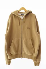 2026年最新】Stussy ジップパーカー ブラウンの人気アイテム - メルカリ