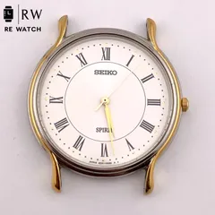 【ジャンク】SEIKO SPIRIT 5E21-0010 ホワイト文字盤 時計
