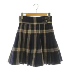 スナイデル SNIDEL 25AW プリーツスカショーパン ショートパンツ チェック 0 ネイビー /MY ■OS