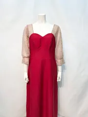 1784 Tika ティカ　キャバクラ　ドレス　大きいサイズ　ロングドレス　キラキラ　ストーン　キャバドレス　XXL