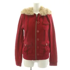 マークジェイコブス MARC JACOBS パーカー ジップアップ 裏地ボア フード ファー S 赤 レッド 6761198600E /AN28のサムネイル
