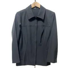 #anc バーバリー BURBERRY ジャケット 40 黒 シンプル レディース [950277]