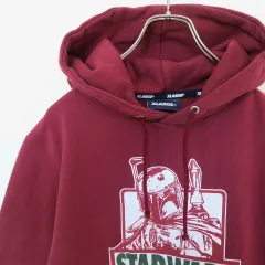 X-LARGE エクストララージ × STAR WARS スウェット フーディー パーカー えんじ w906269ss