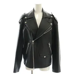 マウジー MOUSSY HL OFF SHOULDER BIKER JACKET ライダースジャケット バイカージャケット ブルゾン 羊革 1 ブラック /ES ■OSのサムネイル