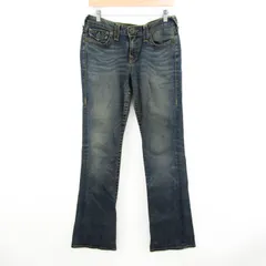 トゥルーレリジョン デニムパンツ ボトムス ジーンズ ストレッチ レディース 29サイズ ブルー TRUE RELIGION 【中古】