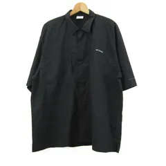 コロンビア 半袖シャツ トップス オムニフリーズ アウトドアウエア メンズ Lサイズ ブラック Columbia 【中古】