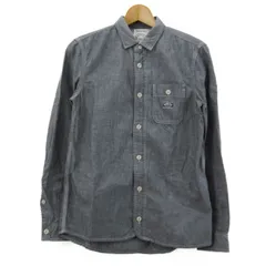 ディーゼル 長袖シャツ トップス 胸ポケット コットン100% メンズ Sサイズ グレー DIESEL 【中古】