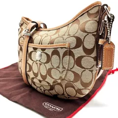 良品? COACH Y2K hobo signature beige canvas shoulder bag コーチ ショルダーバッグ ハンドバッグ