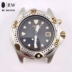 【ジャンク】SEIKO 3M22-0A20 ダイバーズウォッチ