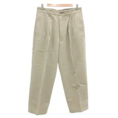 トミーヒルフィガー TOMMY HILFIGER タグ付き ワイド ツータック チノパン パンツ 31 ベージュ /AE