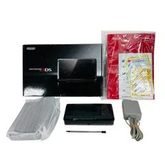 【箱 説明書 あり】Nintendo 3DS 本体 任天堂 コスモブラック 動作確認済み ニンテンドー