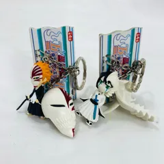 BLEACH 仮面＆フィギュアツインキーホルダー 一護 ルキア
