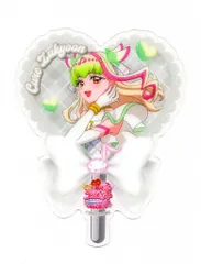 映画キミとアイドルプリキュア♪ 来場者特典 うちわ型クリアカード(キュアズキューン) 第1弾