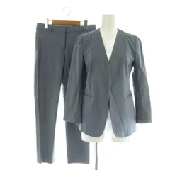 【新品同様】Theory セオリー　セットアップ　スーツ　ノーカラー　ジャケット SUITING AND SEPARATE Theory [セオリー] 公式通販サイト
