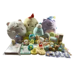 ★ すみっコぐらし グッズ まとめ商品 ぬいぐるみ 時計 ポーチ てのりぬいぐるみ 雑貨 キーホルダー マスコット 等 すみっこ 5.3kg