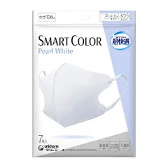 ユニ・チャーム 超快適マスク SMART COLOR Pearl White スマートカラー パールホワイト ふつうサイズ 7枚入 2c200のサムネイル